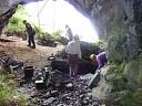 Caird's Cave excavations 2010 (© Simon Gunn). Click to view details of Rosemarkie Caves Project
