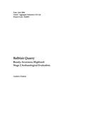 1339 Balblair Quarry - stage 2 evaluation.pdf