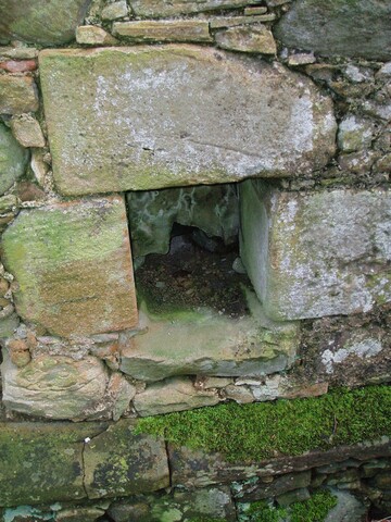 NH67SE0007 Newmore Castle water feed external.JPG