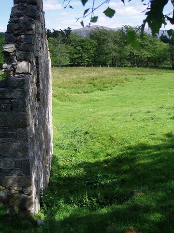 NH80NW0111 Dunachton mill  wheel pit and lade.JPG