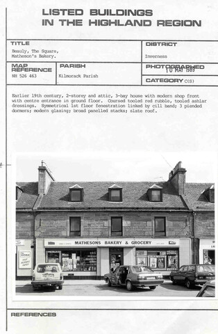 Beauly, Mathesons Bakery.jpg