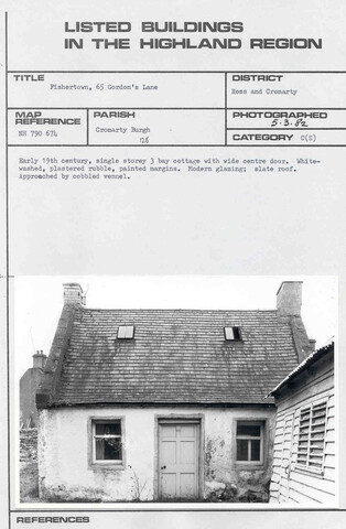 Cromarty, 65 Gordon's Lane.jpg