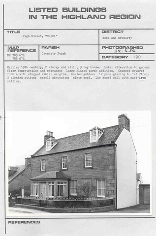 Cromarty, High Street, Rurki.jpg