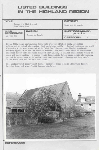 Cromarty, High Street, Townlands Barn.jpg