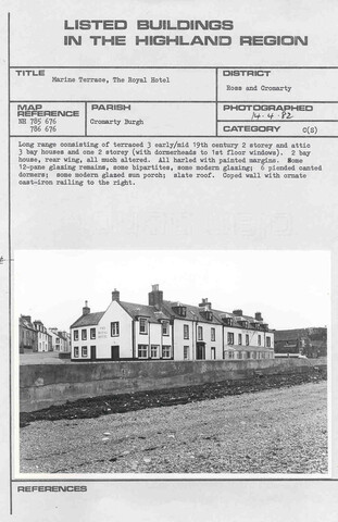Cromarty, Marine Terrace, The Royal Hotel.jpg