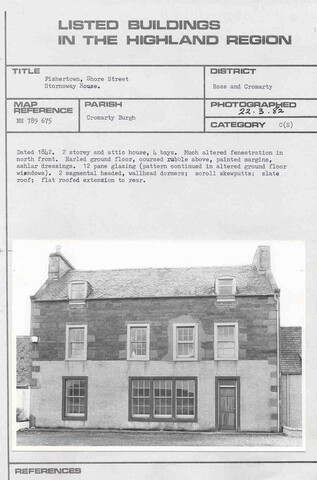 Cromarty, Shore Street, Stornoway House.jpg