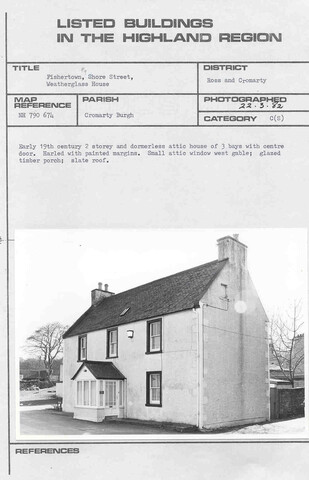 Cromarty, Shore Street, Weatherglass House.jpg