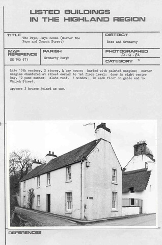 Cromarty, The Paye, Paye House.jpg