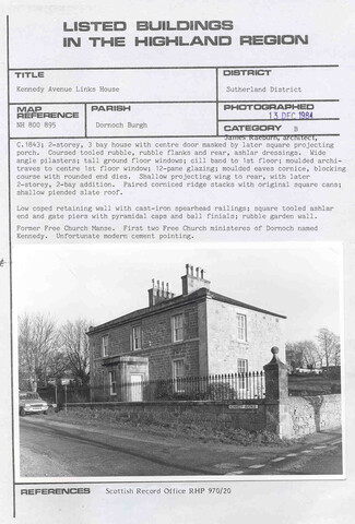 Dornoch, Kennedy Road, Links House.jpg
