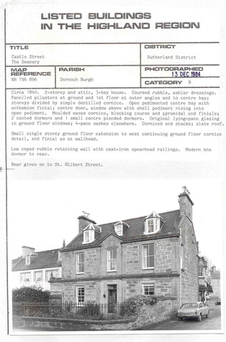 Dornoch, The Deanery, Castle Street.jpg