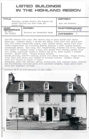 Fortrose, The Deanery.jpg