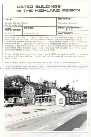 Golspie, Ben Bhraggie Hotel.jpg