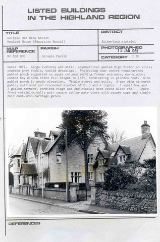 Golspie, Macleod House.jpg