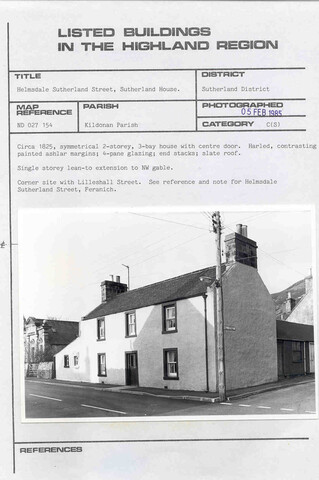 Helmsdale, Sutherland Street, Sutherland House.jpg