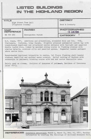 Invergordon, Town Hall.jpg