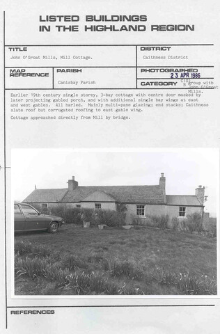 John O'Groats Mills, Mill Cottage.jpg