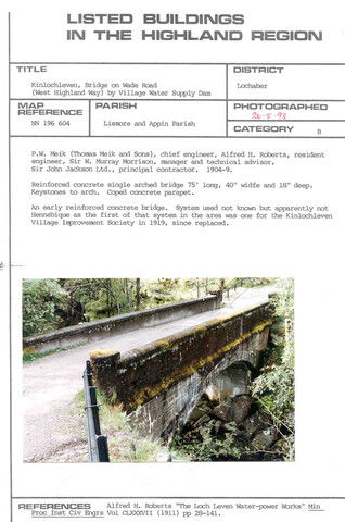 Kinlochleven, Bridge on Wade Road.jpg
