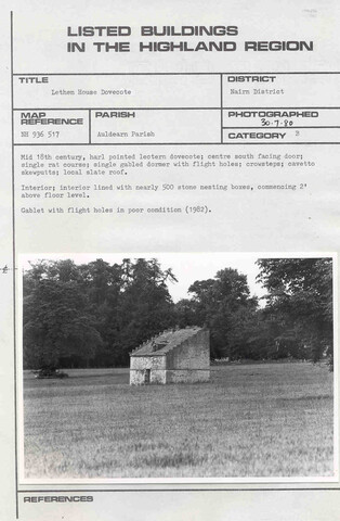 Lethen House, dovecot.jpg