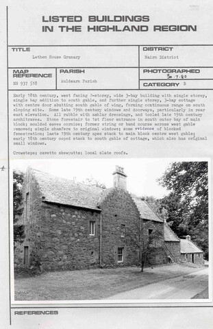 Lethen House, granary.jpg