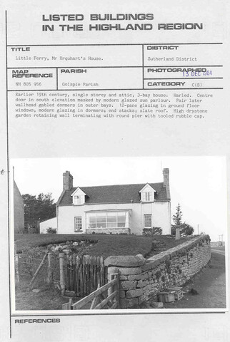 Littleferry, Mr Urquhart's House.jpg