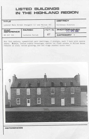 Lybster, Craigard and Milton House.jpg