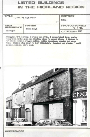 Nairn, High Street, 113 & 109.jpg