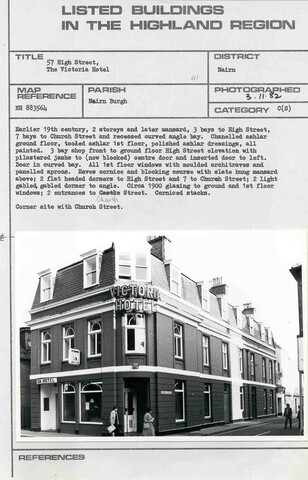Nairn, High Street, Victoria Hotel.jpg
