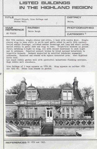 Nairn, Lion Cottage.jpg