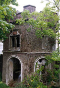 Rhum, Kinloch Castle, gazebo - photograph.jpg