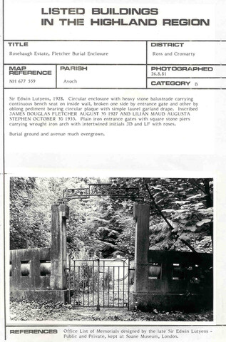 Rosehaugh estate, Fletcher Burial Enclosure.jpg