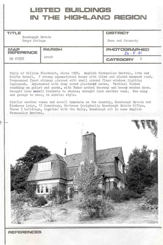 Rosehaugh estate, Gray's Cottage.jpg