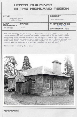 Rosehaugh estate, Stable Cottage.jpg