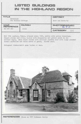 Rosehaugh estate, The Kennels Cottage.jpg
