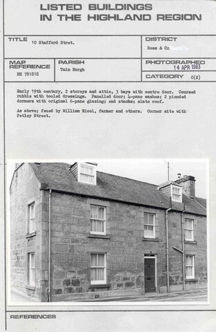 Tain, 10 Stafford Street.jpg