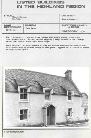 Tain, Chapel Street, Croft-Roy.jpg