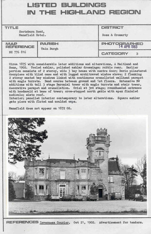 Tain, Scotsburn Road, Mansfield Hotel.jpg