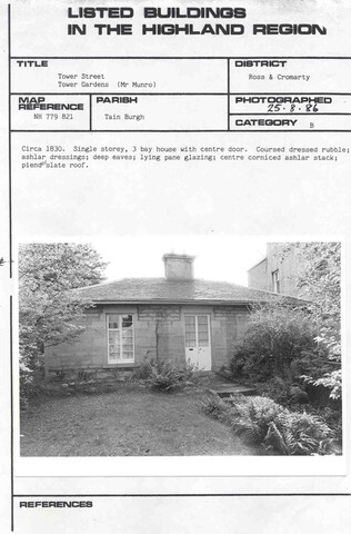 Tain, Tower Street, Tower Gardens (Mr Munro).jpg