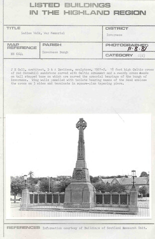 War memorial, Ladies Walk.jpg