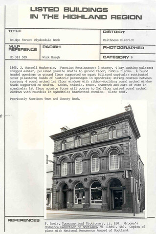 Wick, Bridge Street, Clydesdale Bank.jpg