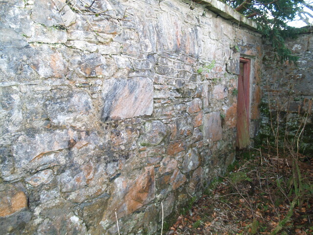 247525 901557 - Garden Wall showing rebuild, Rosehall House AJP_08.JPG