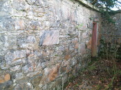 247525 901557 - Garden Wall showing rebuild, Rosehall House AJP_08.JPG