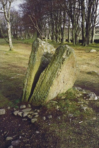 NH74SE0003 - Balnuaran of Clava, Standing stone02.jpg