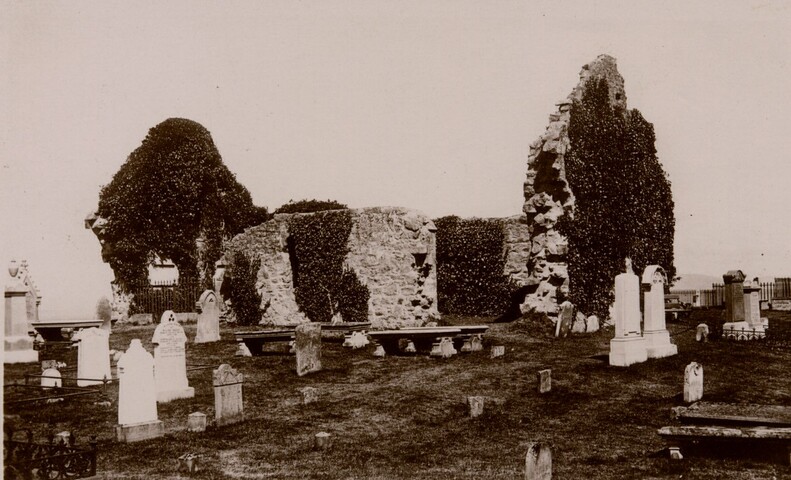 NH78SE0001 - Tain Ruins of St Duthus Chapel.JPG