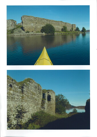South Curtain Wall & Remains of SE Tower 2006.jpg