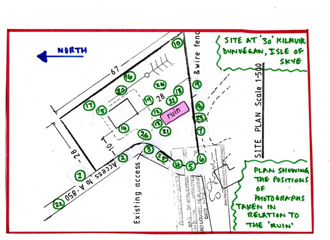 Plan 30 Kilmuir Dunvegan - Ruin - Showing photo angles.jpg