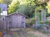 7 2007 garage and rear garden.JPG