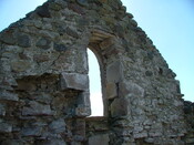 DSCF0890 Balconie Point Fishing Station - SW gable arched window.JPG