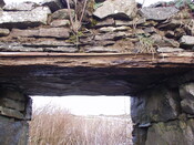 17. Top of rear window, from inside, showing rotten wood.JPG
