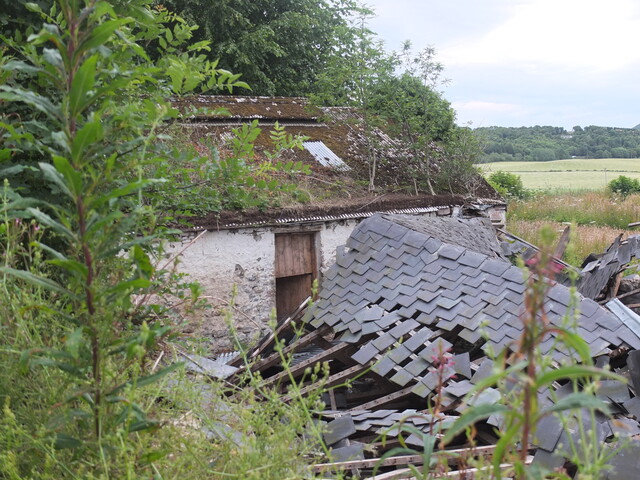 EHG5196_10. view from north east looking over steading and shows piggery in the background.JPG