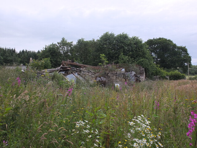 EHG5196_08. view from south west of steading and piggery.JPG